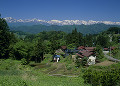 長野県　小川村　北アルプス