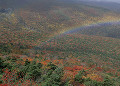 安達太良山と虹