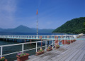 支笏湖と桟橋