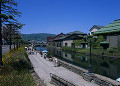 小樽運河と遊歩道