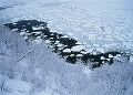 雪景色と流氷