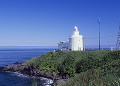納沙布岬灯台と青空