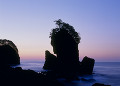 三王岩の夜明け
