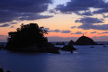椿島の夜明け