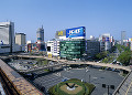 仙台駅前の風景