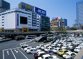 仙台駅前の風景