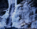 栃本不動滝の氷瀑