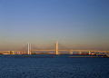 横浜ベイブリッジの夕景