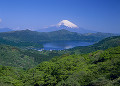 芦ノ湖と富士山