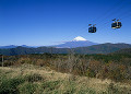 箱根ロープウェイと富士山