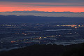 金倉山付近からの夕景