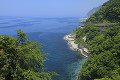 親不知海岸の眺望