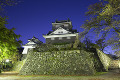 越前大野城の夜景