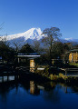 忍野八海と富士山