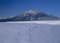 黒姫山　雪景色