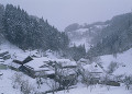 雪景色　長野県中野市
