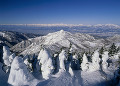 雪景色　横手山山頂