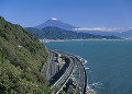 薩?峠 富士山と駿河湾