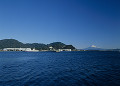 焼津港と富士山