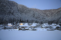 美山かやぶきの里北村の雪景色