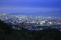 将軍塚から京都市街の夜景
