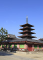 四天王寺の中心伽藍と五重塔