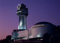 明石市立天文科学館の夕景