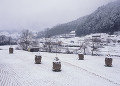 稲渕の雪景色　明日香村