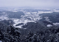 明日香村と大和三山の雪景色