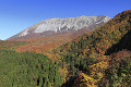 鍵掛峠から 紅葉の大山