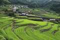 大井谷棚田の町並み