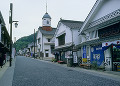 上下町の町並み