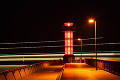 高松港玉藻防波堤灯台の夜景