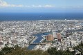 眉山から徳島市街地の町並み