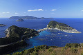 柏島と漁港の眺望