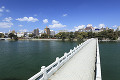 大濠公園の池と橋