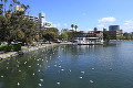 大濠公園の池とボート