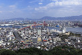 高塔山公園から北九州市街の眺め