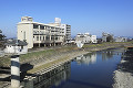 船小屋温泉郷の町並み