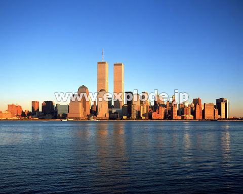 ニューヨーク 青空 マンハッタン島 海 高層ビル ワールド トレード セ Cty Jpg 写真素材