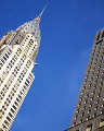 ニューヨーク 青空 高層ビル クライスラービル