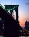 ニューヨーク 夕景 橋 ブルックリン・ブリッジ