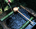 ０１０：京都府　静物　和のイメージ　手水場　手水鉢　つくばい　ひし