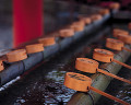 ０１２：京都府　静物　和のイメージ　手水場　ひしゃく　神社　寺