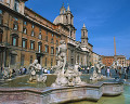 ０２７：イタリア  ローマ  ナボーナ広場 ネプチューンの噴水