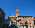 ０３８：イタリア  ローマ  サンタマリア・イン・トラステベレ教会