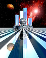 ０８２：CG 宇宙都市イメージ