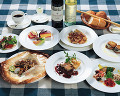 ０９６： ディナー(イメージ)牛フィレのステーキとフォアグラ 鯛と松茸の