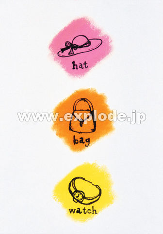 �O�V�V�F�Γc�v���q HAT BAG WATCH