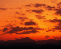 ０６６：夕日 雲 山